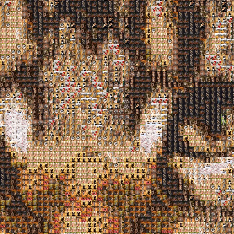Cats Mosaic – zoom level 3 of 5